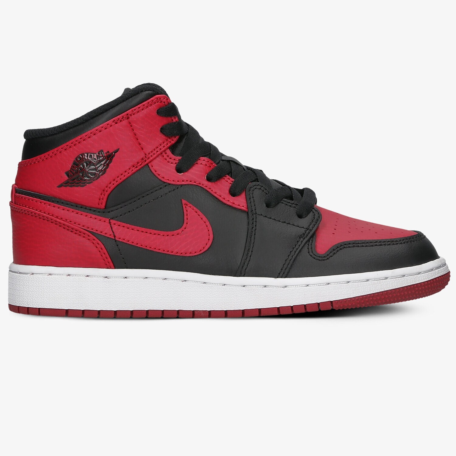 dětské tenisky AIR JORDAN 1 MID  554725-074 ČERVENÁ