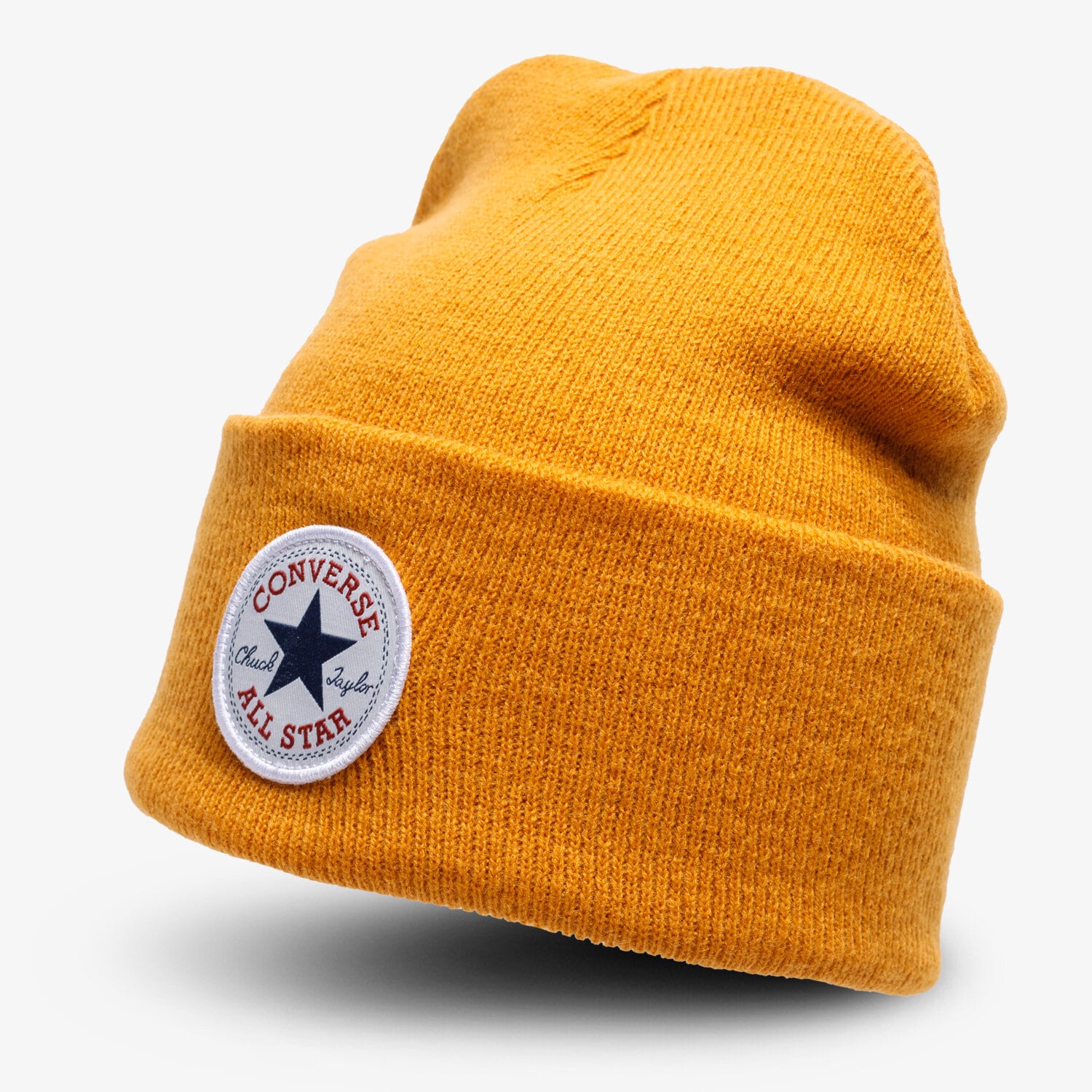 dětská čepice CONVERSE ČEPICE ZIMNÍ TALL CHUCK PATCH BEANIE 10019012-A10 ŽLUTÁ