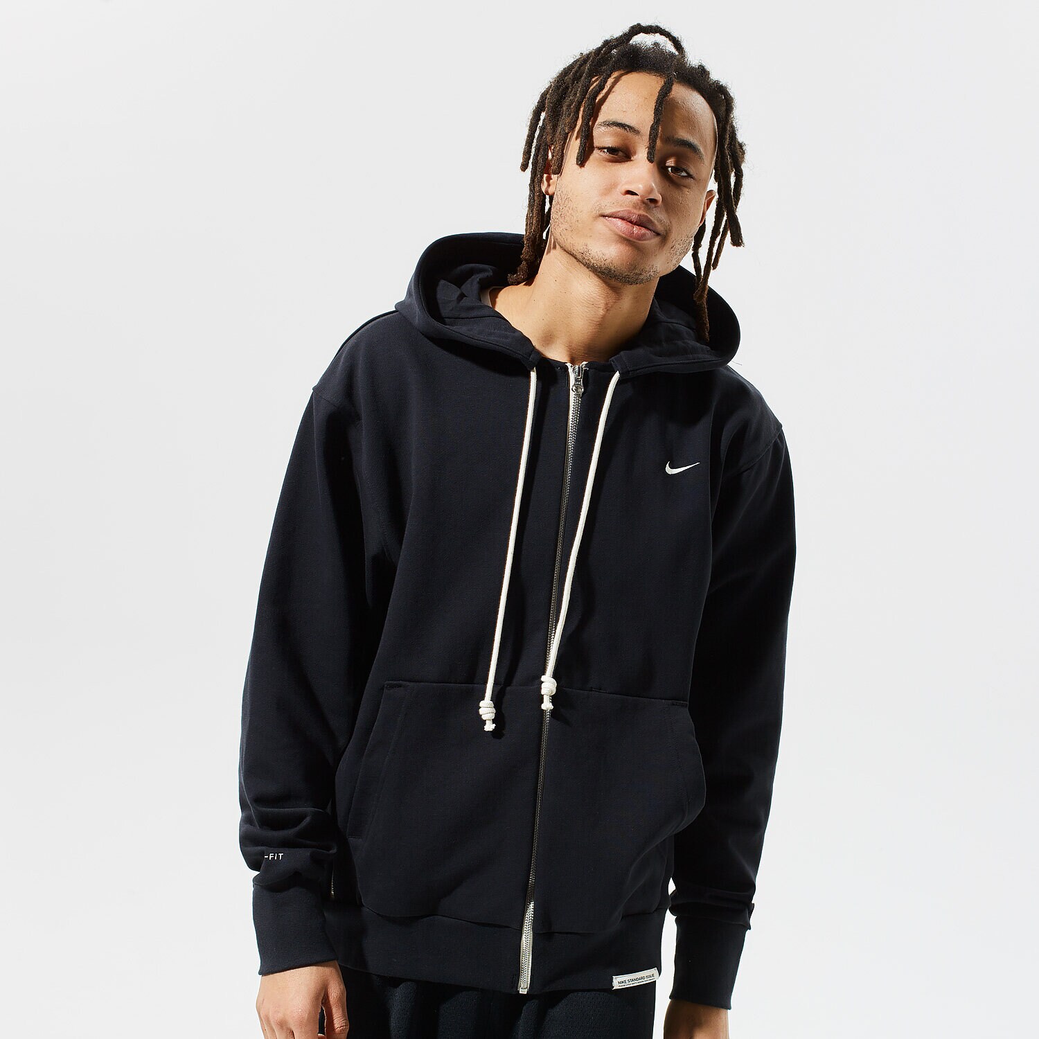 pánská mikina NIKE MIKINA ROZEPÍNACÍ S KAPUCÍ M NK DF STD ISSUE FZ HOODIE CK6362-010 ČERNÁ