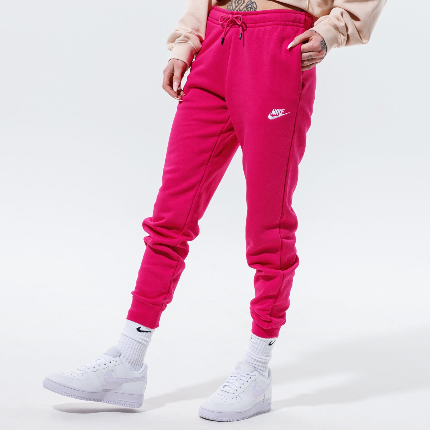 dámské kalhoty NIKE KALHOTY  SPORTSWEAR ESSENTIAL BV4095-617 RŮŽOVÁ
