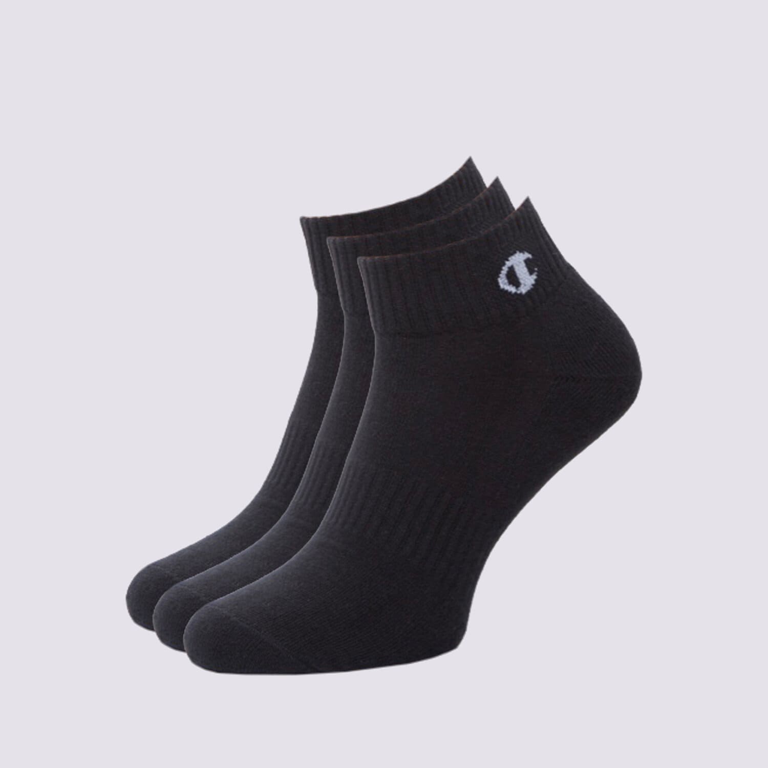 dámské ponožky CHAMPION PONOŽKY SUPERSNEAKER 805342KK001 ČERNÁ
