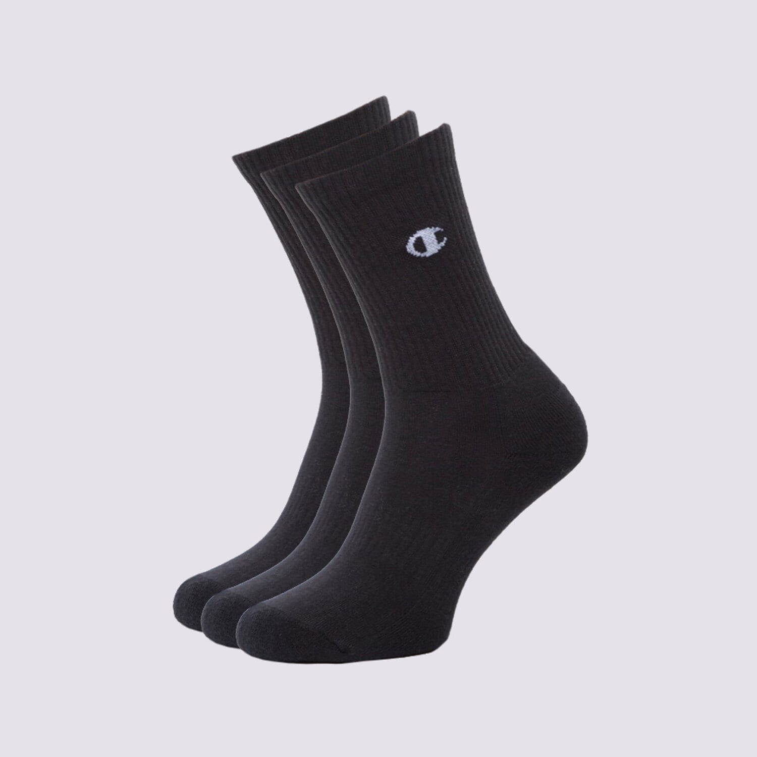 dámské ponožky CHAMPION PONOŽKY SOCKET 3PACK  805343KK001 ČERNÁ