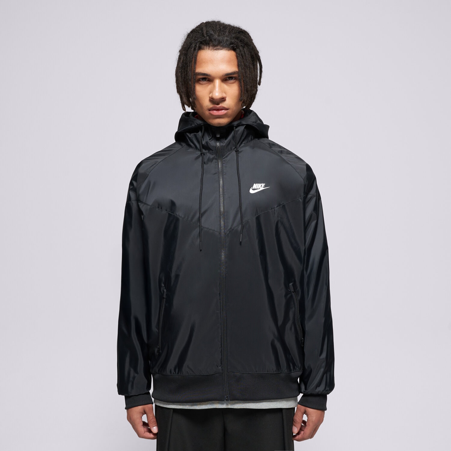 Přechodná bunda pánská (podzimní, jarní) NIKE BUNDA SPORTSWEAR HERITAGE DA0001-010 ČERNÁ