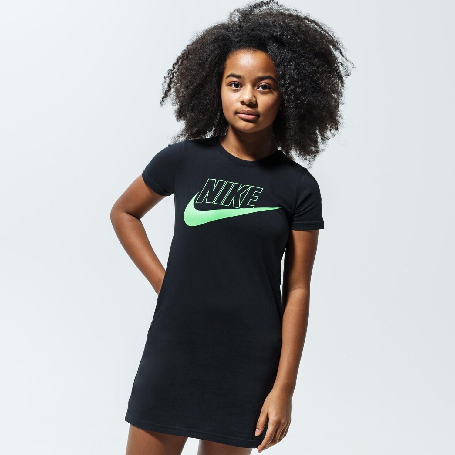 NIKE ŠATY SPORTSWEAR GIRL CU8375-011 ČERNÁ