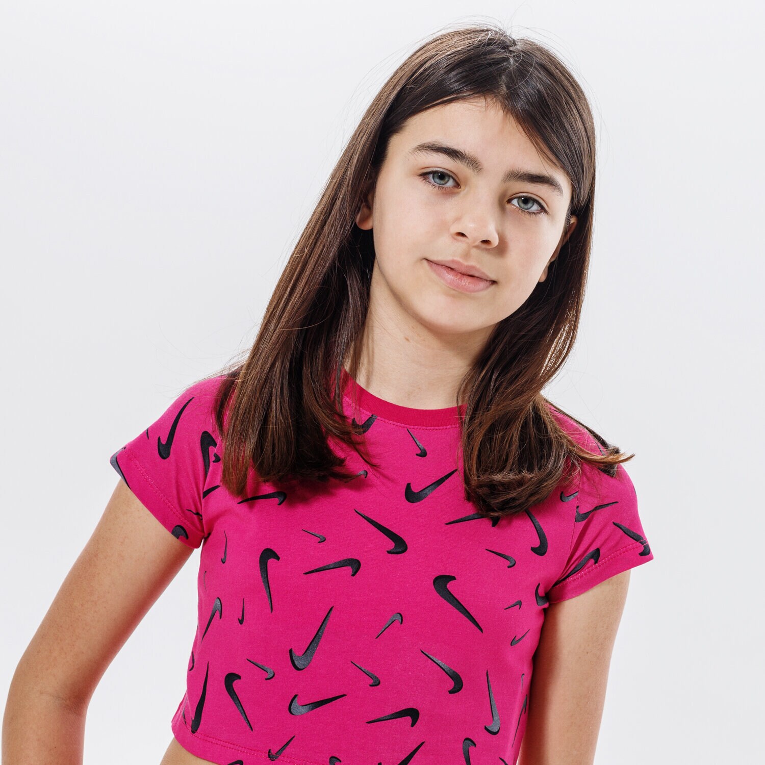 dětské tričko NIKE TRIČKO SPORTSWEAR GIRL DC7348-615 RŮŽOVÁ