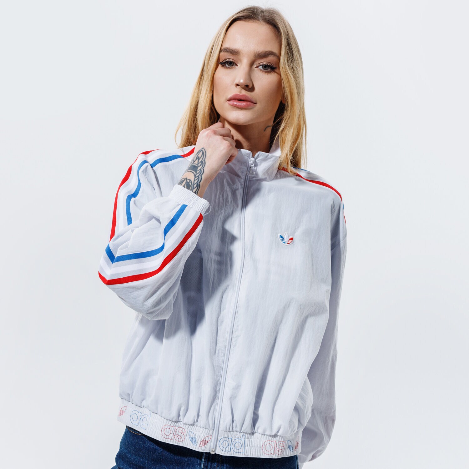 Přechodná bunda dámská (podzimní, jarní) ADIDAS BUNDA JAPONA TT GT8463 BÍLÁ