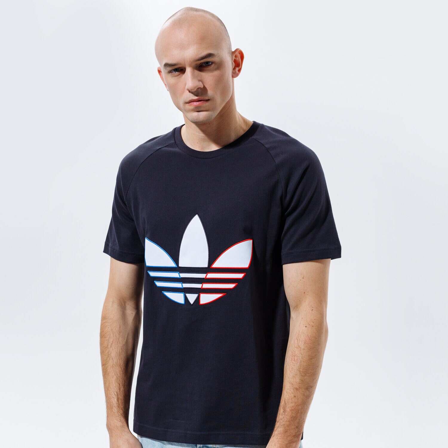 pánské tričko ADIDAS TRIČKO TRICOL TEE GQ8919 ČERNÁ