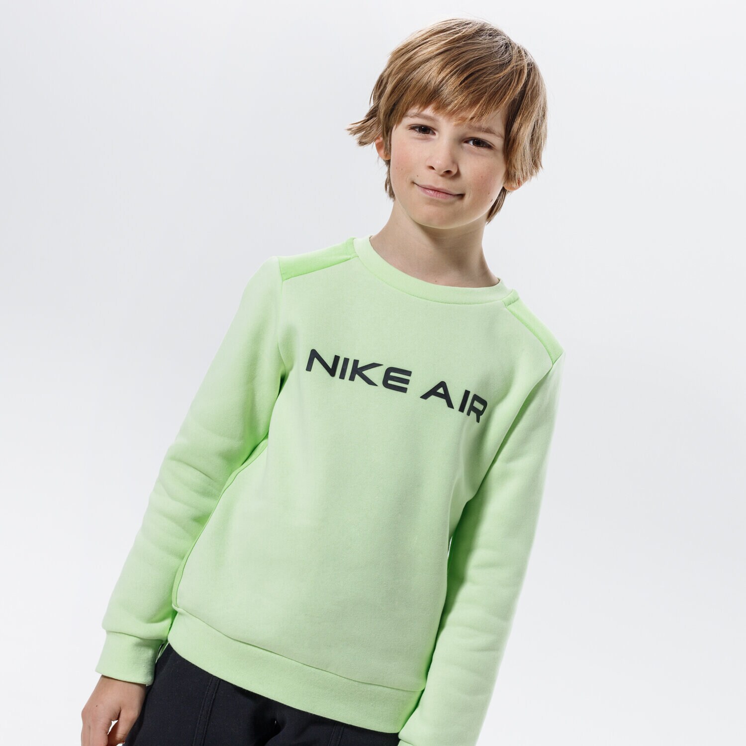 dětská mikina NIKE MIKINA AIR BOY DA0703-383 ZELENÁ