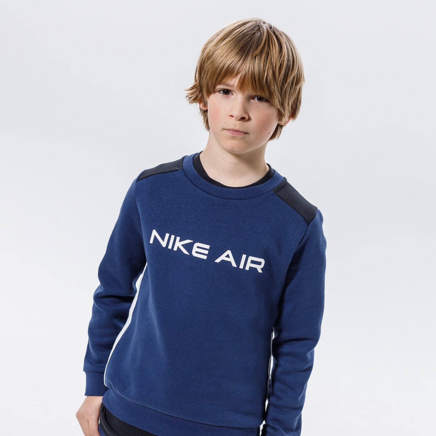 dětská mikina NIKE MIKINA AIR BOY DA0703-410 TMAVOMODRÁ