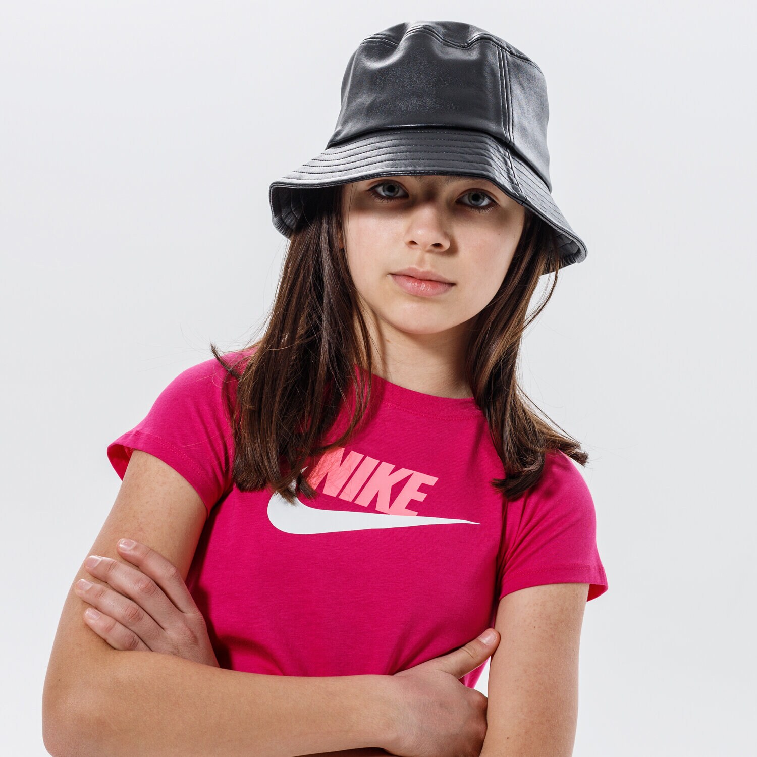 dětské tričko NIKE TRIČKO SPORTSWEAR GIRL DA6925-615 RŮŽOVÁ