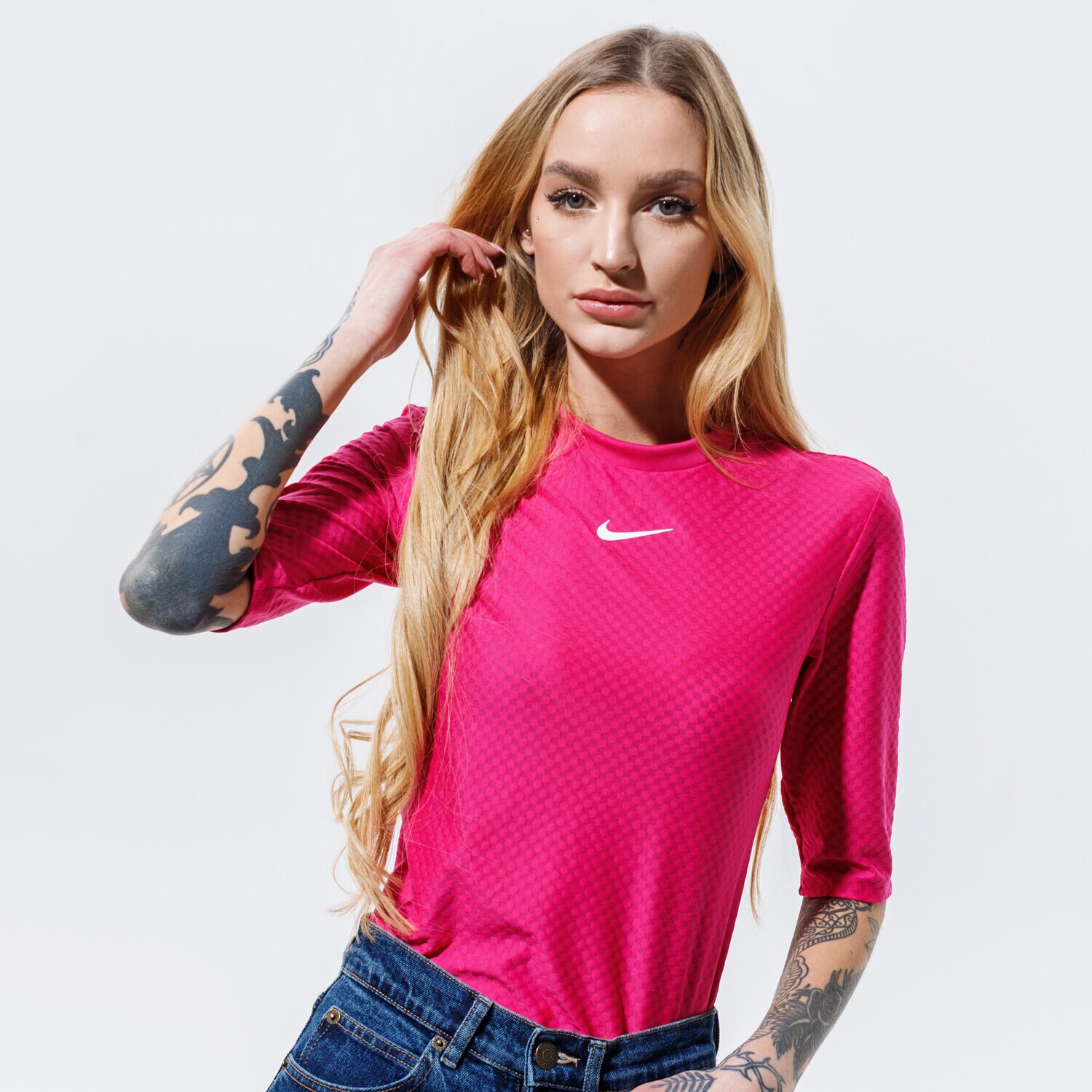 dámské tričko NIKE TRIČKO SPORTSWEAR ICON CLASH CZ8176-615 RŮŽOVÁ