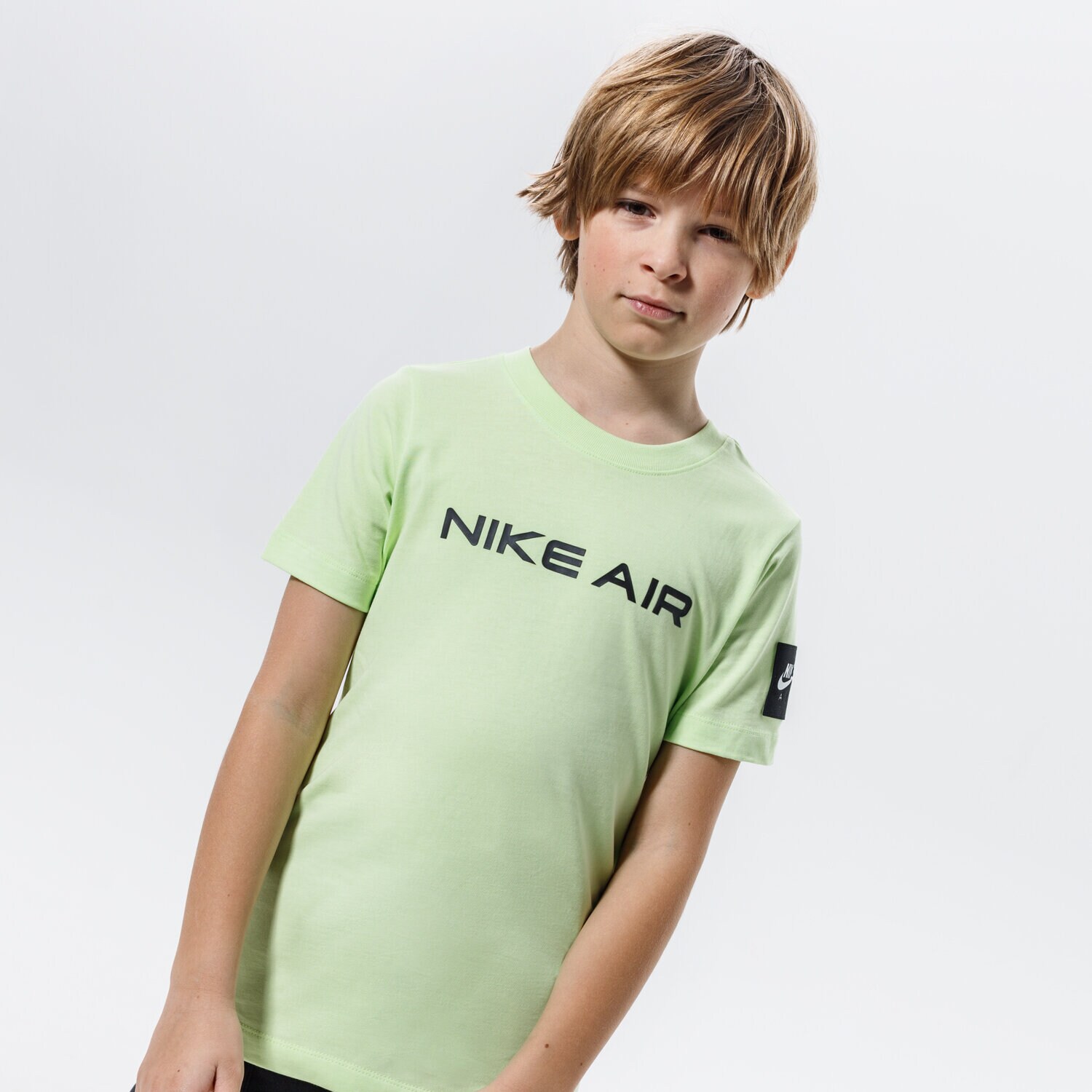 dětské tričko NIKE TRIČKO AIR BOY DC7631-383 ZELENÁ