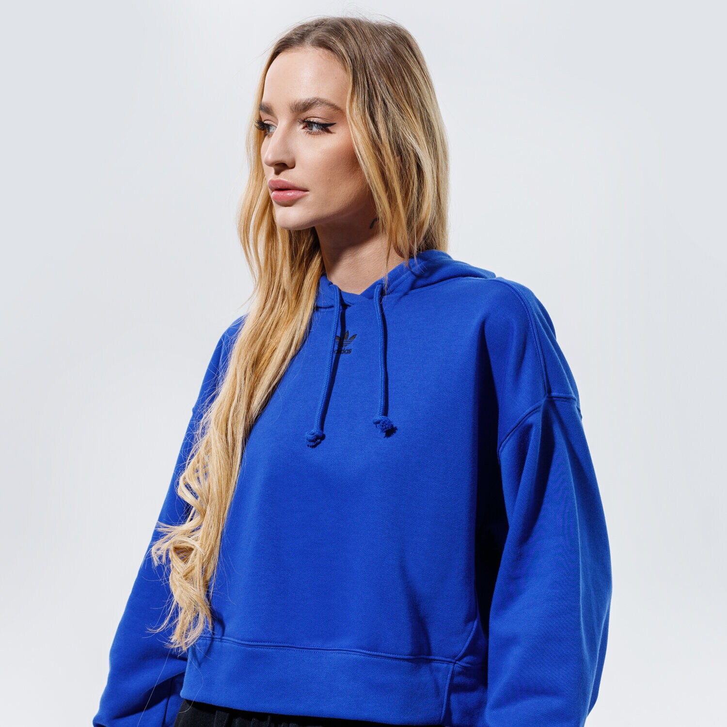 dámská mikina ADIDAS MIKINA S KAPUCÍ HOODIE GN4773 MODRÁ