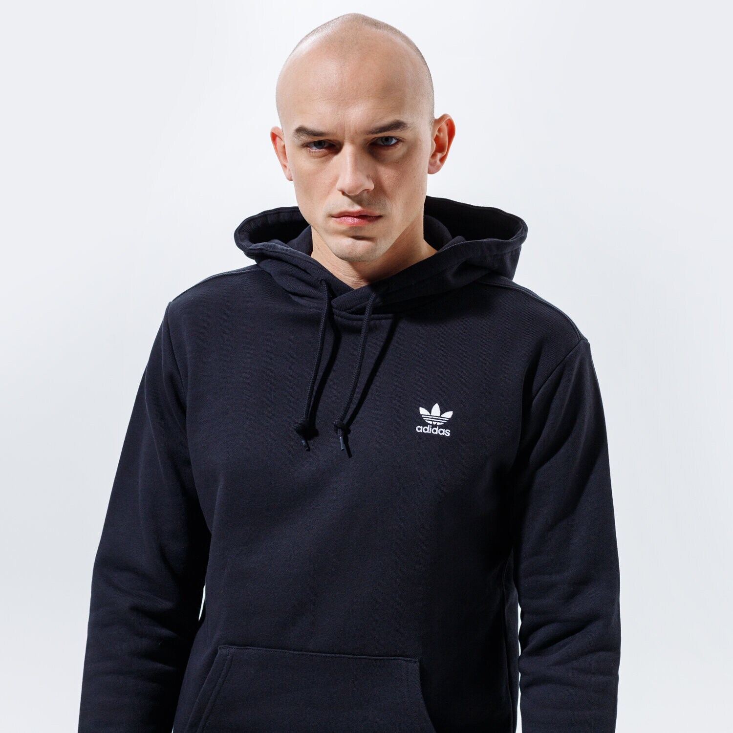 pánská mikina ADIDAS MIKINA S KAPUCÍ ESSENTIAL HOODY FM9956 ČERNÁ