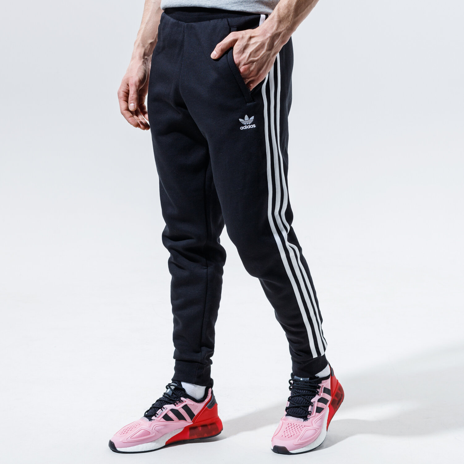 pánské kalhoty ADIDAS KALHOTY  3-STRIPES PANT GN3458 ČERNÁ