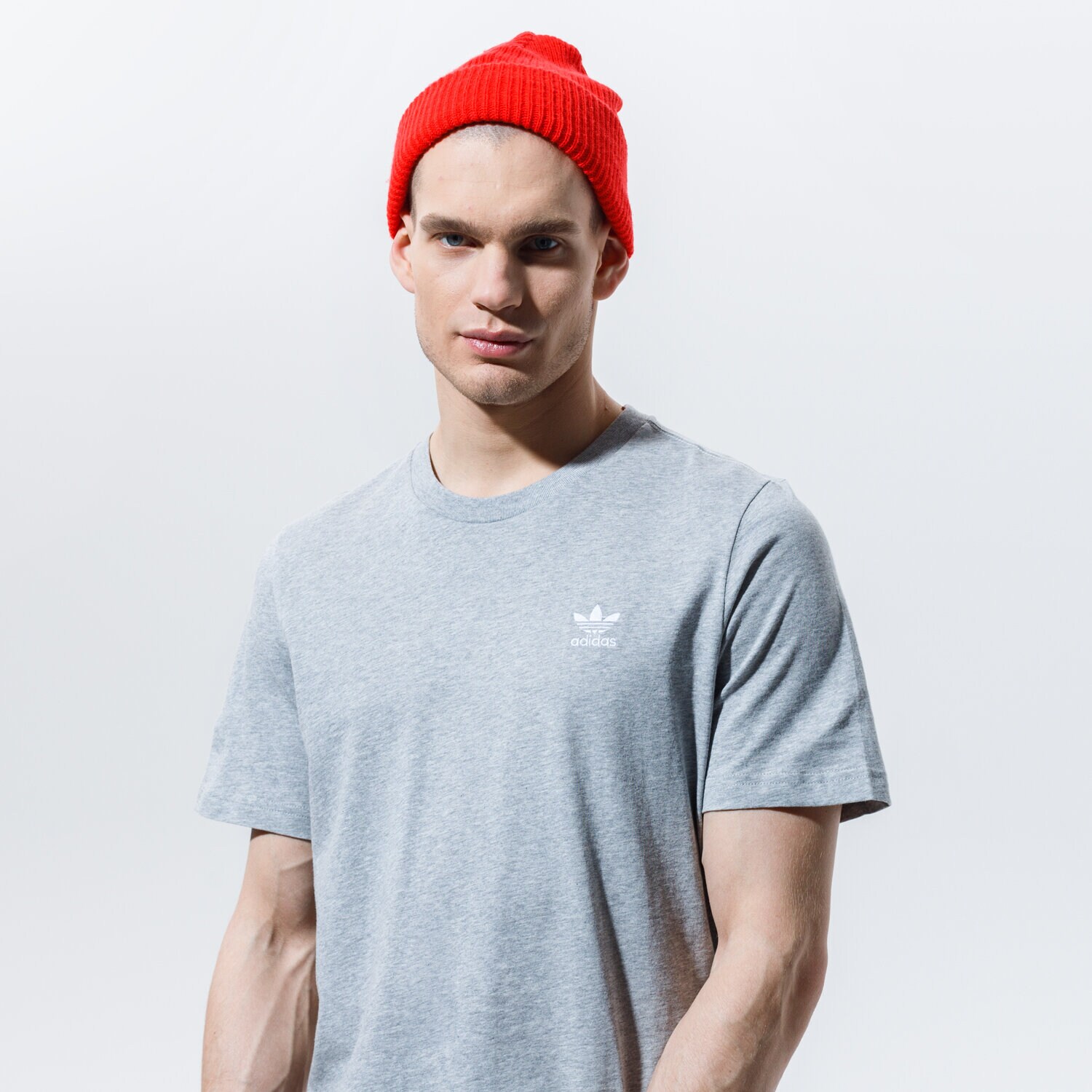 pánské tričko ADIDAS TRIČKO ESSENTIAL TEE GN3414 ŠEDÁ