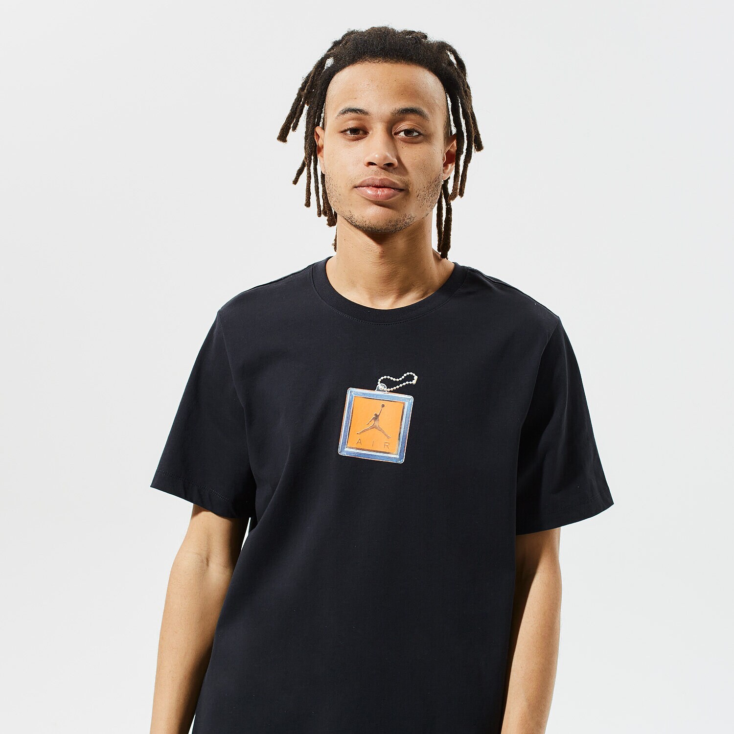 pánské tričko JORDAN TRIČKO KEYCHAIN CV5157-010 ČERNÁ