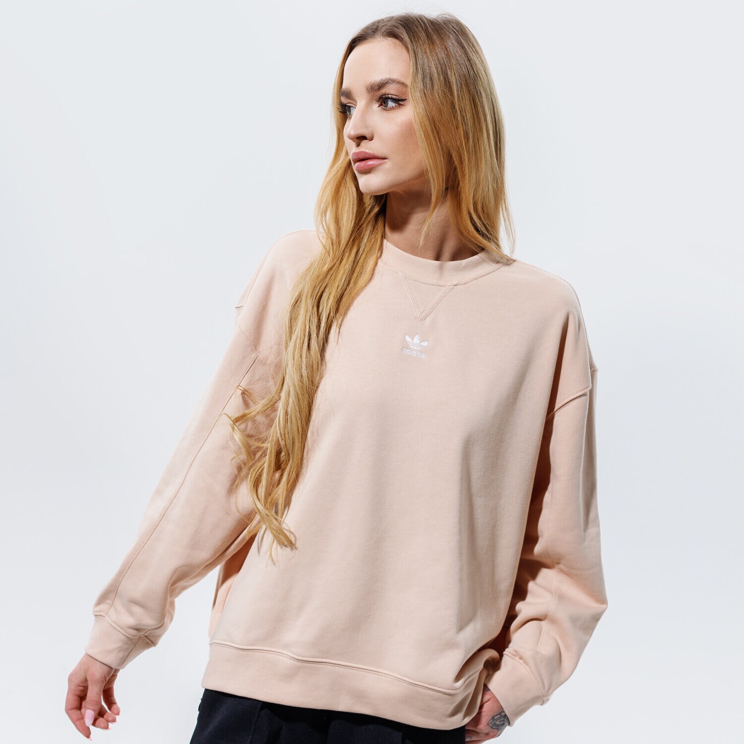 dámská mikina ADIDAS MIKINA SWEATSHIRT H45583 RŮŽOVÁ