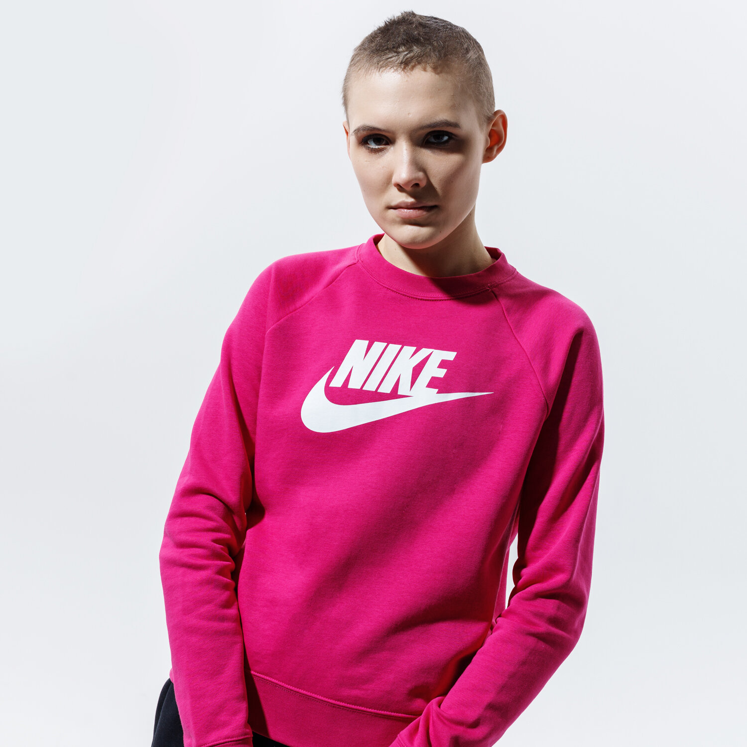 dámská mikina NIKE MIKINA SPORTSWEAR ESSENTIAL BV4112-617 RŮŽOVÁ