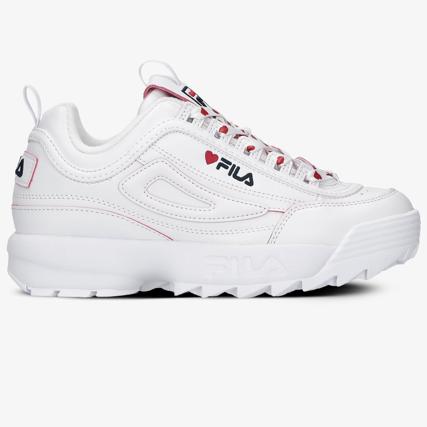 dámské tenisky FILA DISRUPTOR V-DAY WMN 101124192K BÍLÁ