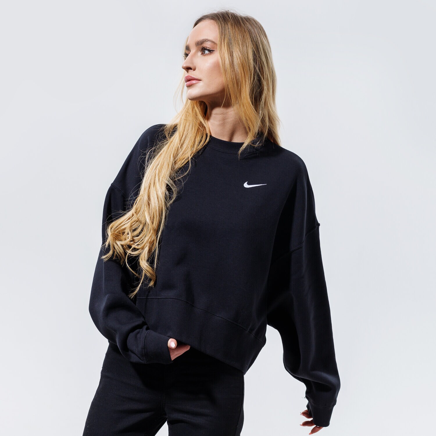 dámská mikina NIKE MIKINA SPORTSWEAR ESSENTIALS CK0168-010 ČERNÁ