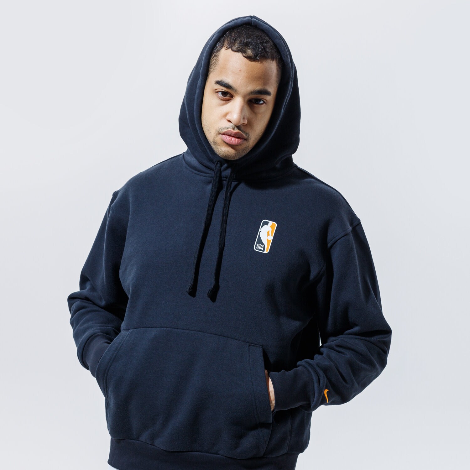 pánská mikina NIKE MIKINA S KAPUCÍ N31 M NK PO FLC ESSNTL CZ4370-010 ČERNÁ