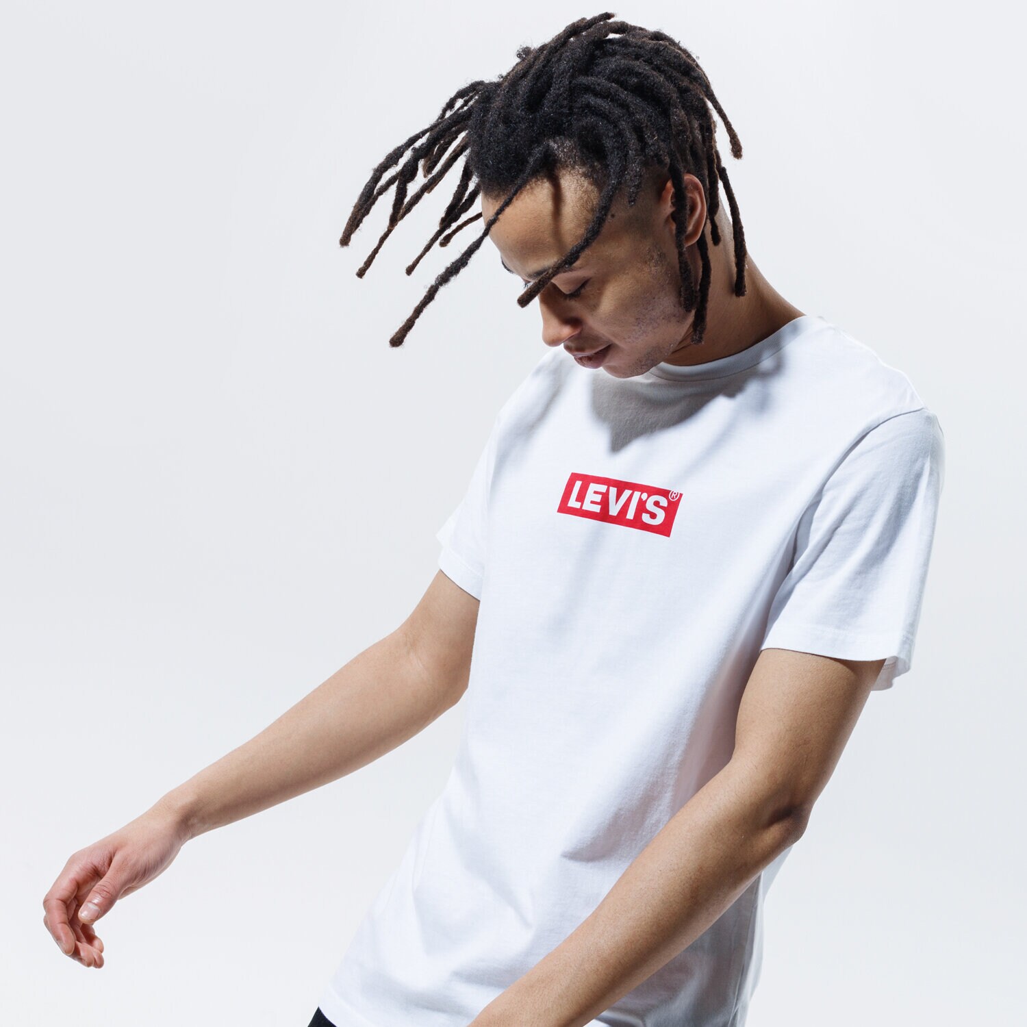 pánské tričko LEVI'S TRIČKO BOXTAB GRAPHIC TEE 85785-0000 BÍLÁ