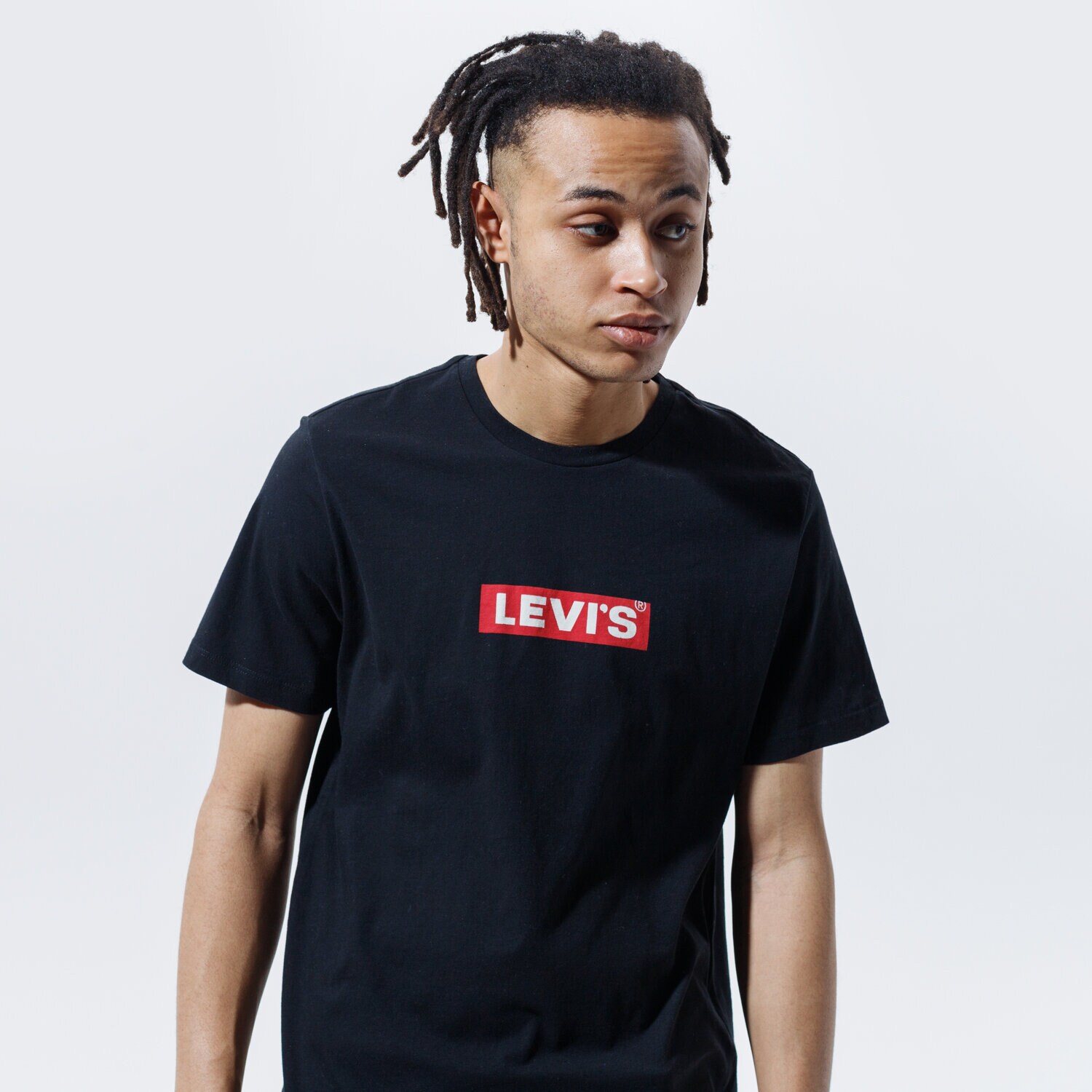 pánské tričko LEVI'S TRIČKO BOXTAB GRAPHIC TEE 85785-0002 ČERNÁ