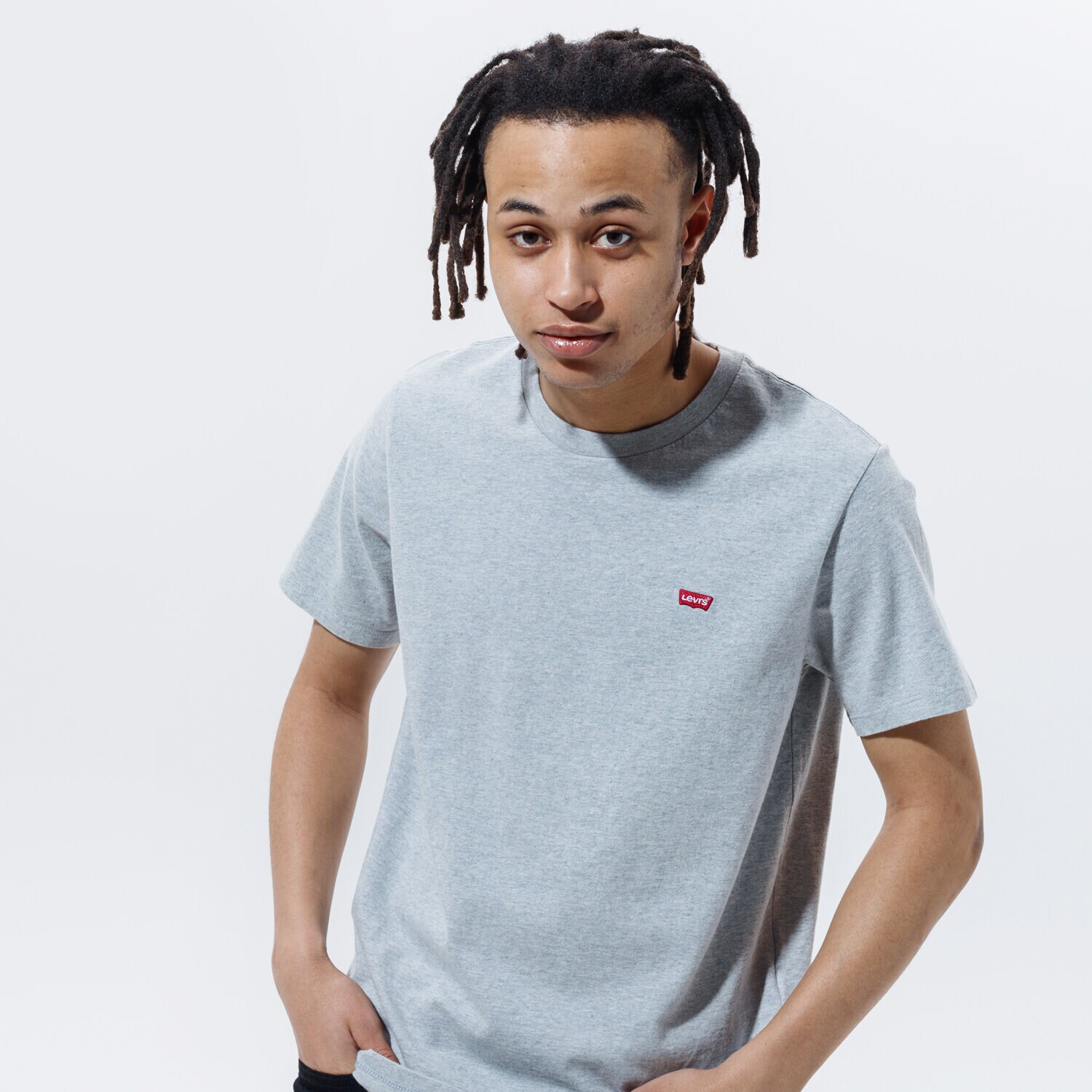 pánské tričko LEVI'S TRIČKO THE ORIGINAL TEE 17164-0015 ŠEDÁ
