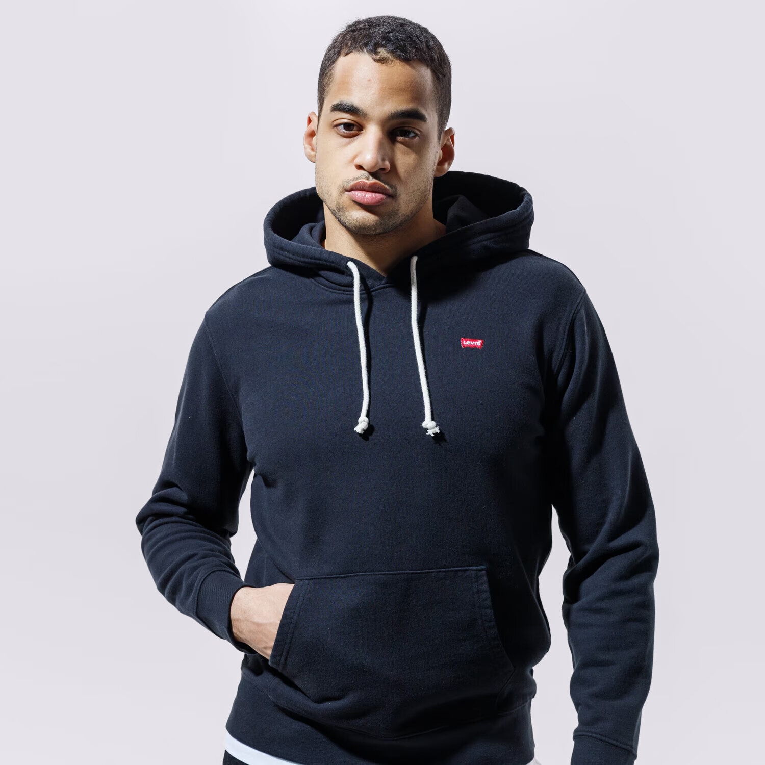 pánská mikina LEVI'S MIKINA S KAPUCÍ NEW ORIGINAL HOODIE 34581-0001 ČERNÁ