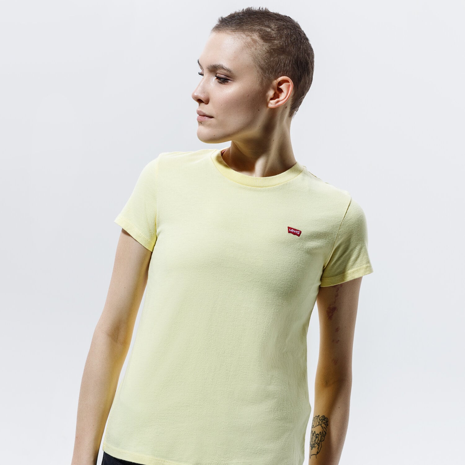 dámské tričko LEVI'S TRIČKO PERFECT TEE 39185-0103 ŽLUTÁ