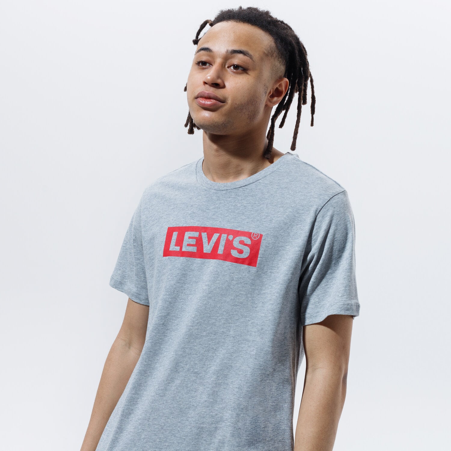 pánské tričko LEVI'S TRIČKO BOXTAB GRAPHIC TEE 857850030 ŠEDÁ