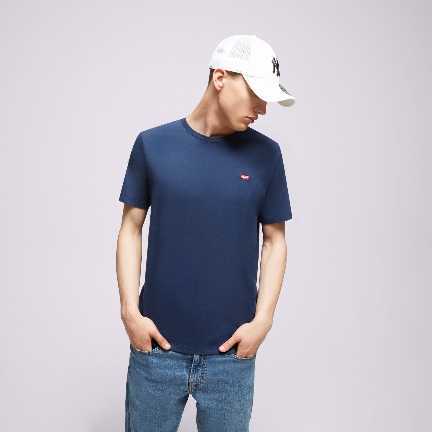 pánské tričko LEVI'S TRIČKO SS ORIGINAL HM TEE 56605-0017 TMAVOMODRÁ