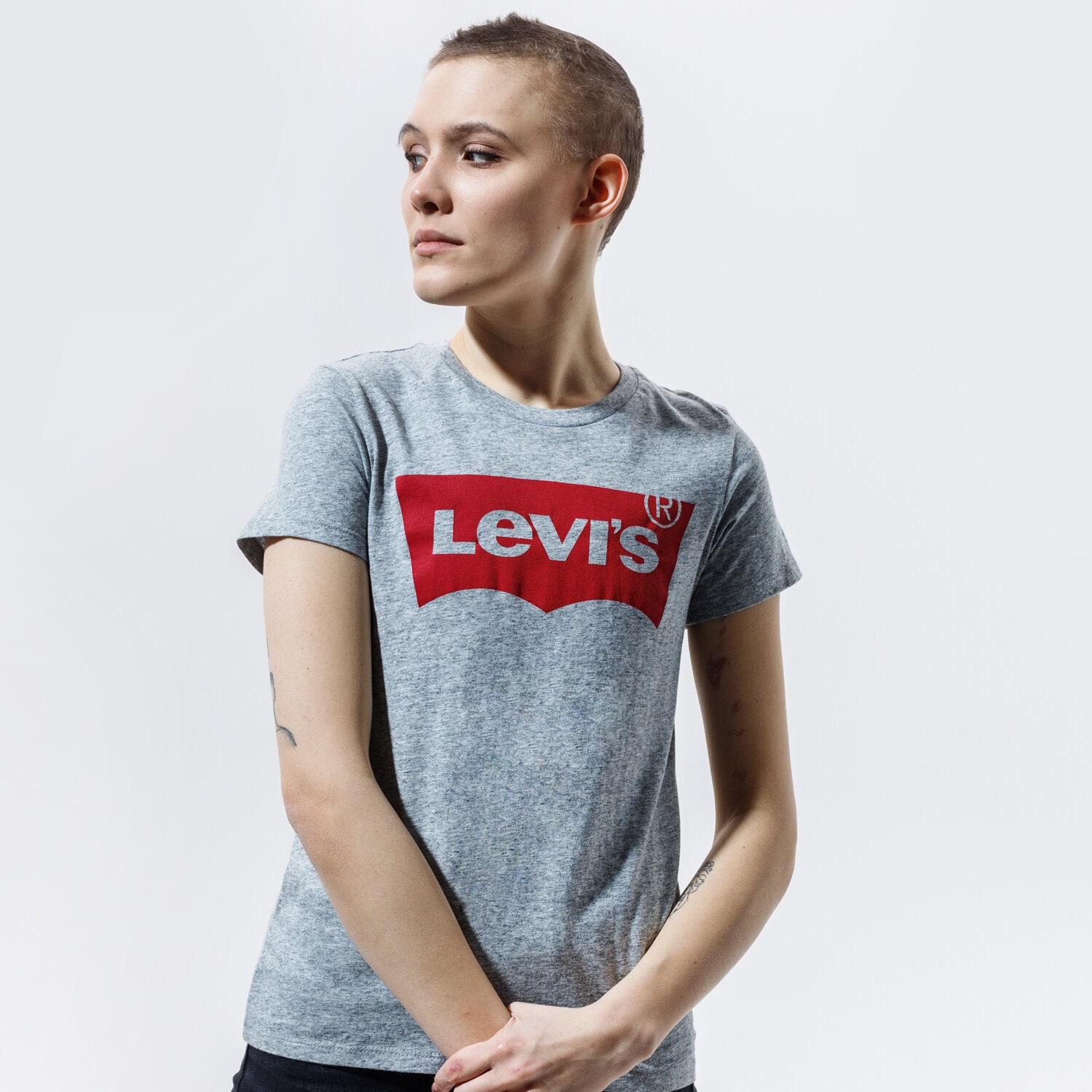 dámské tričko LEVI'S TRIČKO THE PERFECT TEE 17369-0263 ŠEDÁ