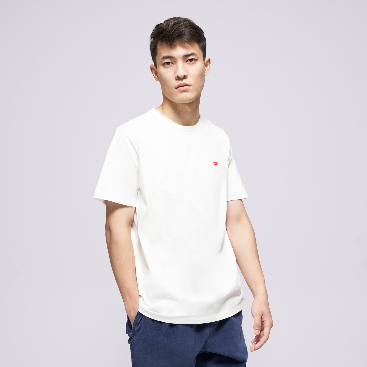 pánské tričko LEVI'S TRIČKO SS ORIGINAL HM TEE 566050000 BÍLÁ