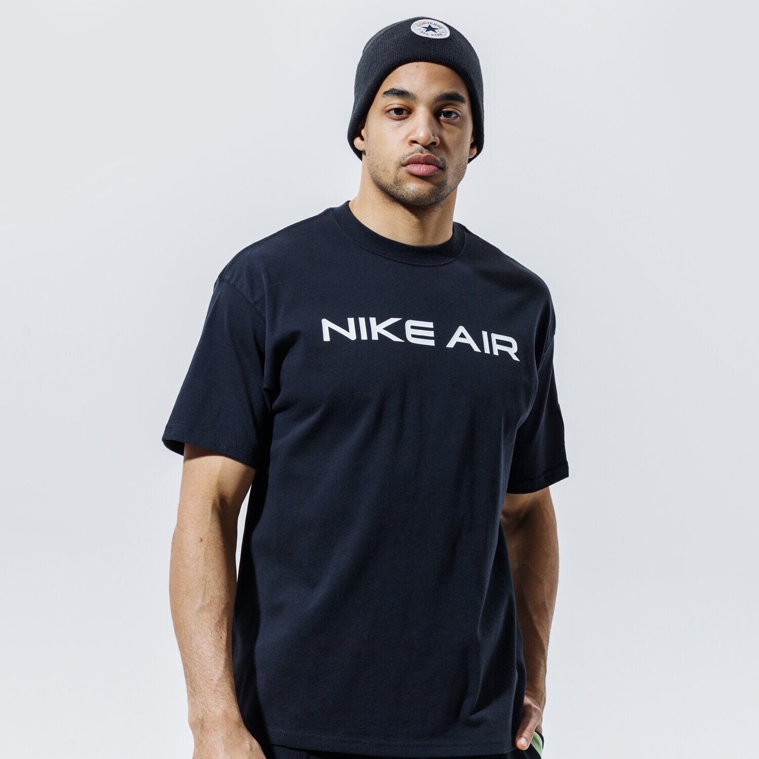 pánské tričko NIKE TRIČKO AIR DA0304-010 ČERNÁ