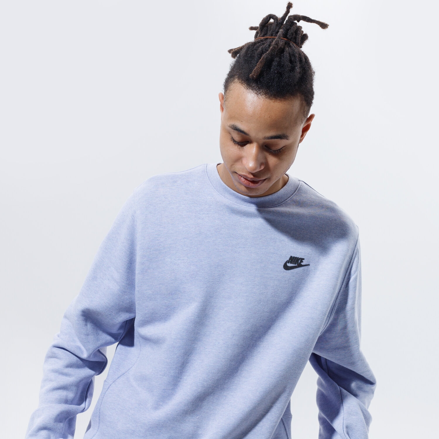 pánská mikina NIKE MIKINA M NSW SB CREW DA0683-596 ŠEDÁ