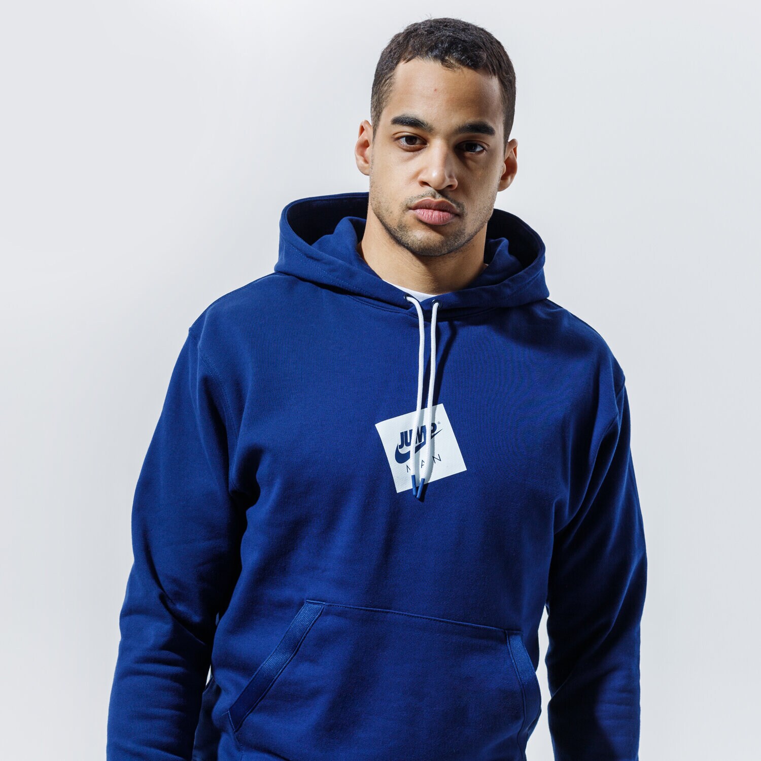 pánská mikina JORDAN MIKINA S KAPUCÍ JUMPMAN CLASSICS CV2244-492 TMAVOMODRÁ