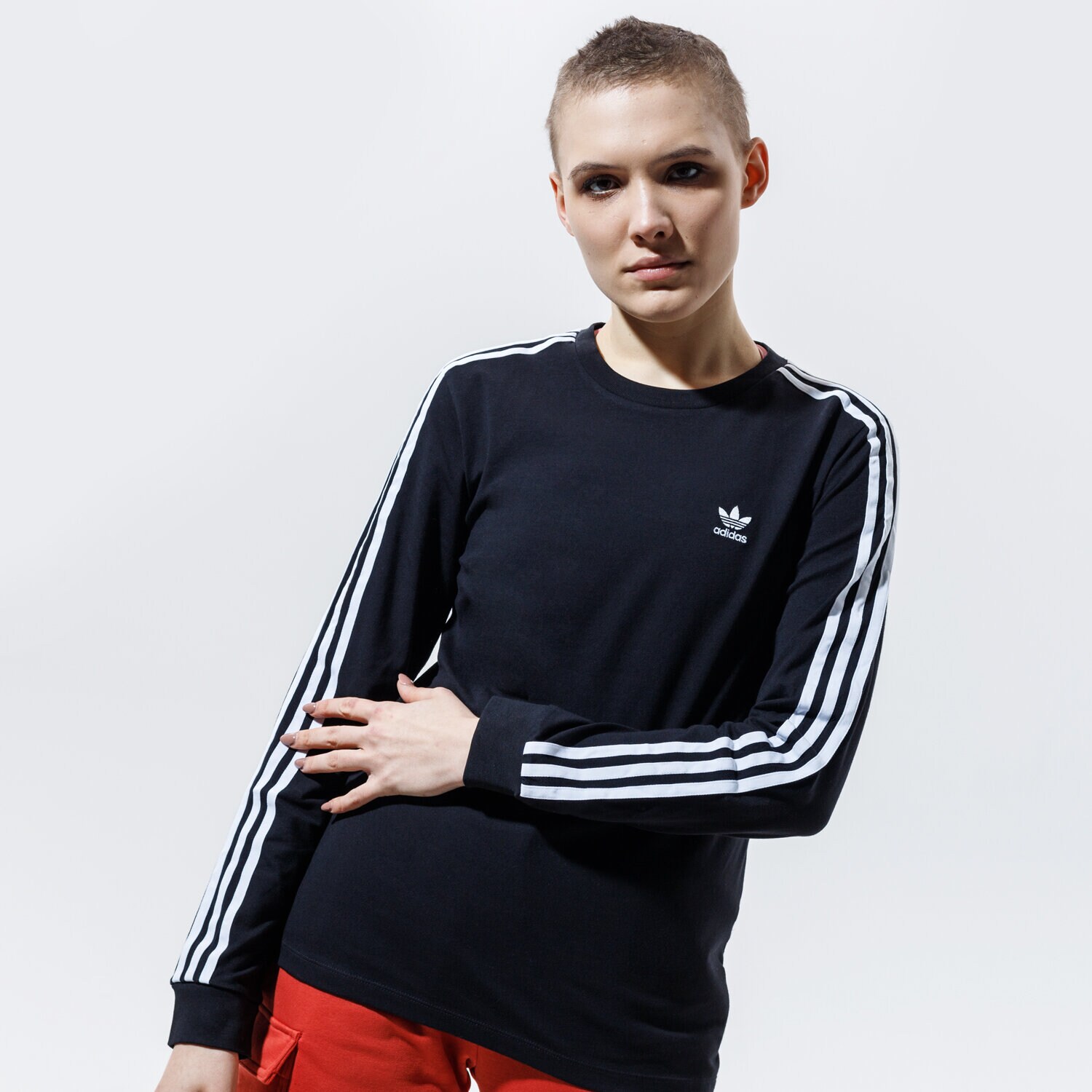 dámské tričko ADIDAS TRIČKO 3STR LONGSLEEVE #GN2911 ČERNÁ