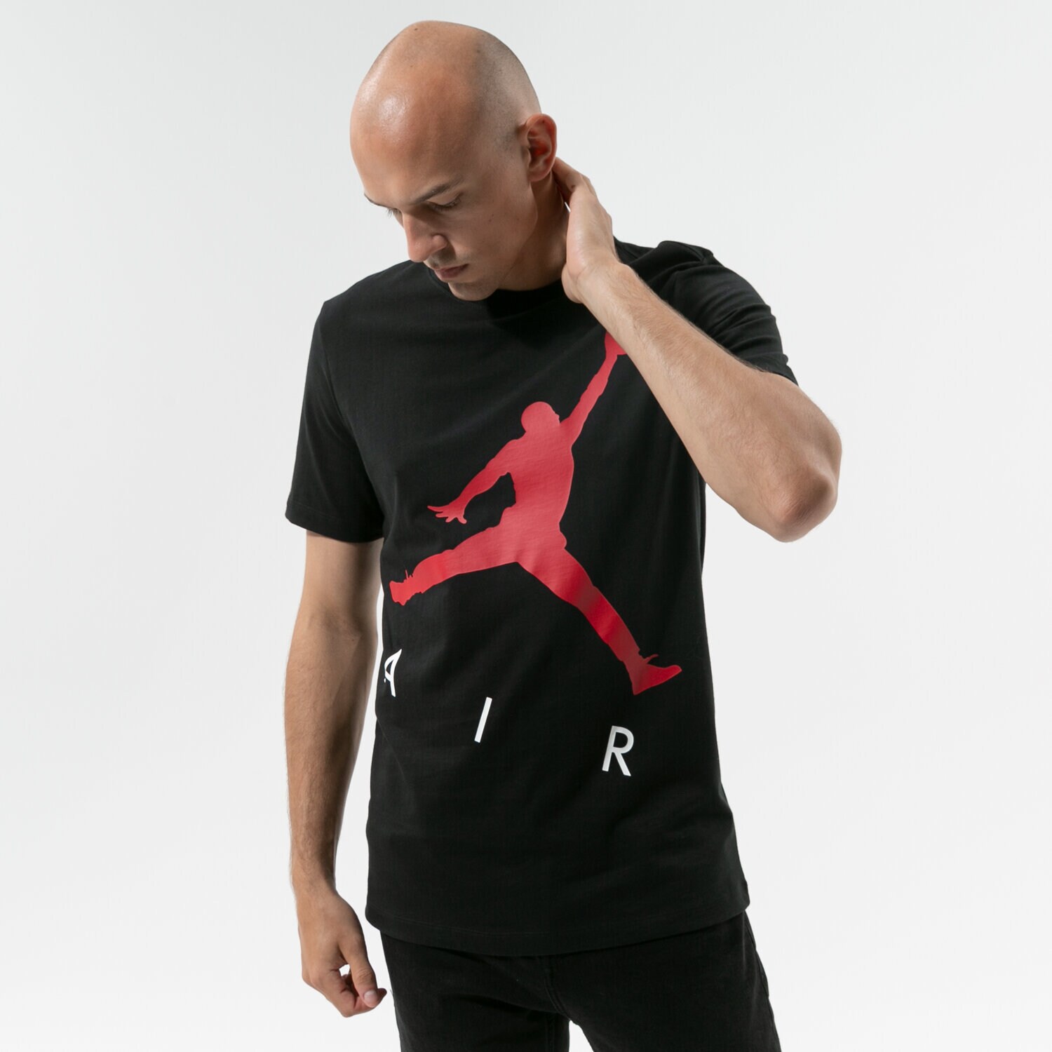 pánské tričko JORDAN TRIČKO JUMPMAN AIR HBR CV3425-010 ŠEDÁ