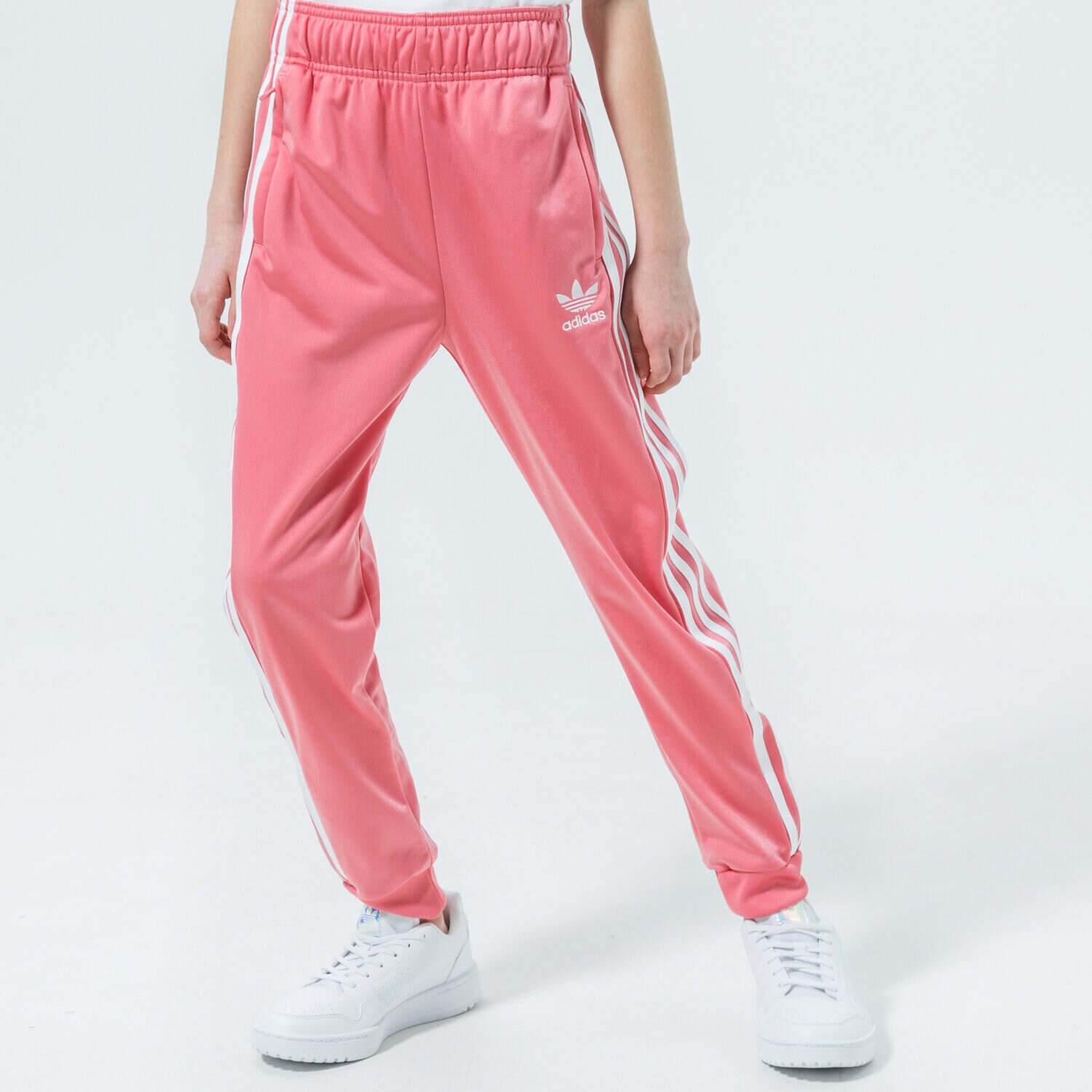 dětské kalhoty ADIDAS KALHOTY  SST TRACK PANTS WW GN8456 RŮŽOVÁ