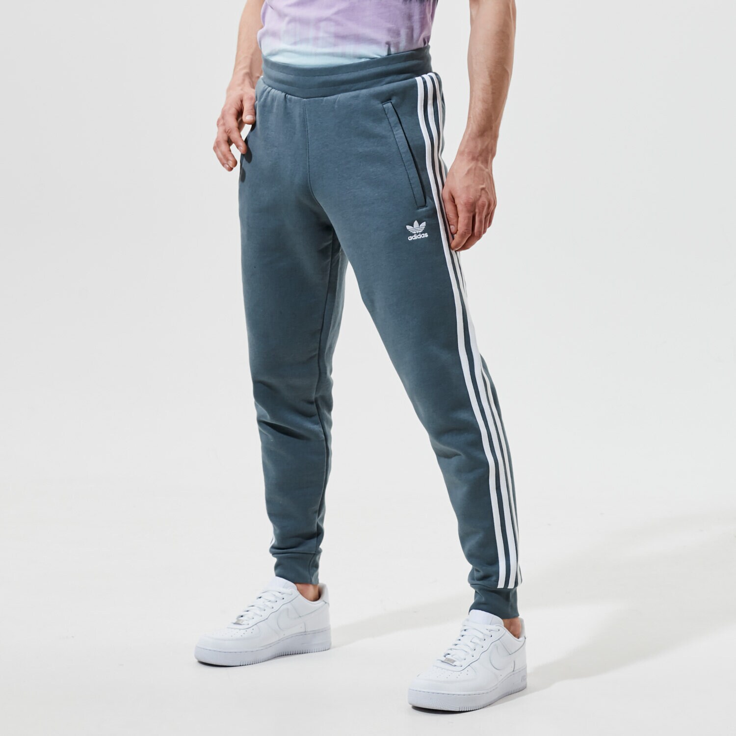 pánské kalhoty ADIDAS KALHOTY  3-STRIPES PANT GN3529 MODRÁ