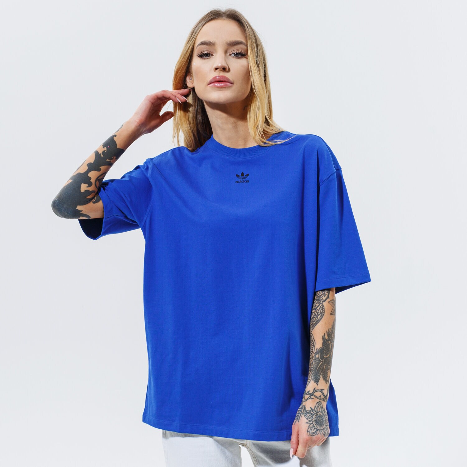 dámské tričko ADIDAS TRIČKO TEE GN4780 MODRÁ