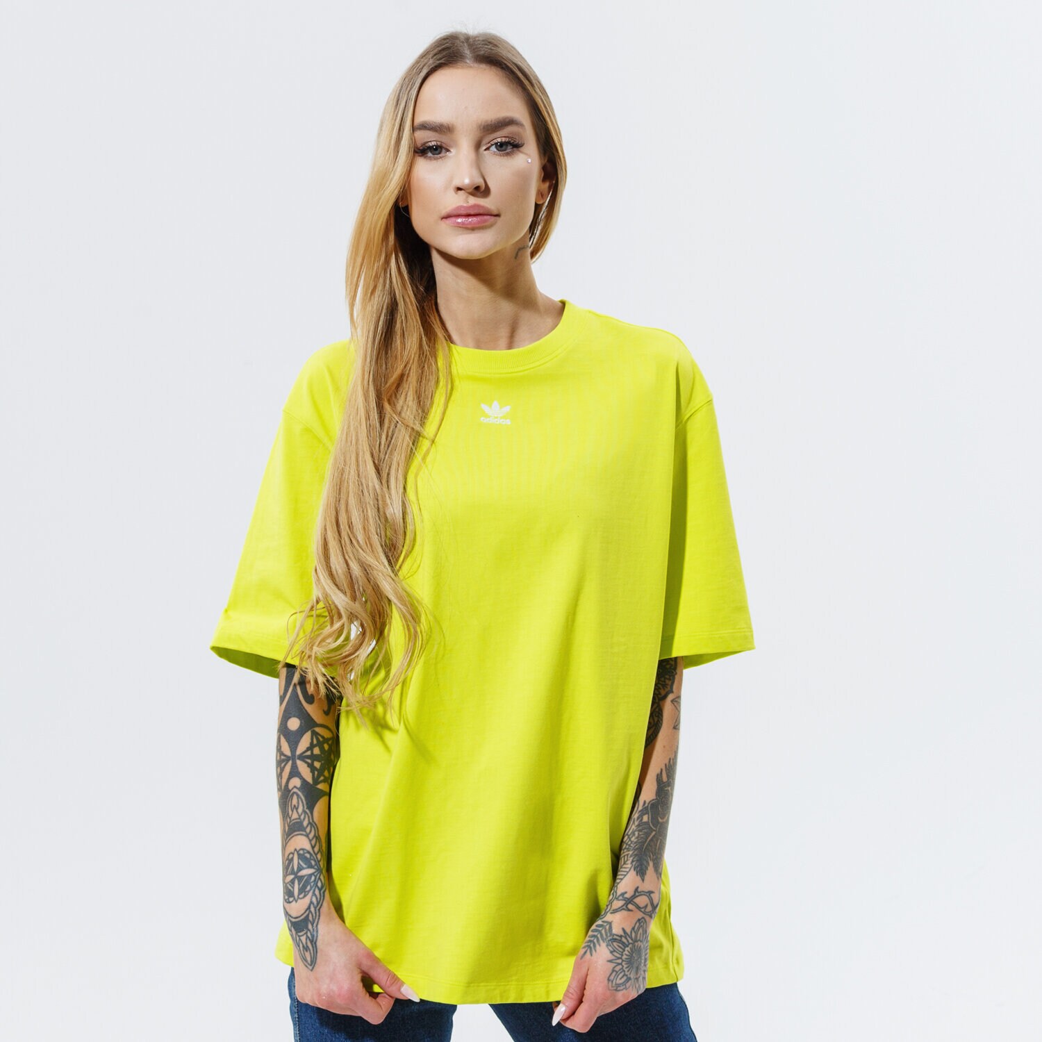 dámské tričko ADIDAS TRIČKO TEE H45580 ŽLUTÁ