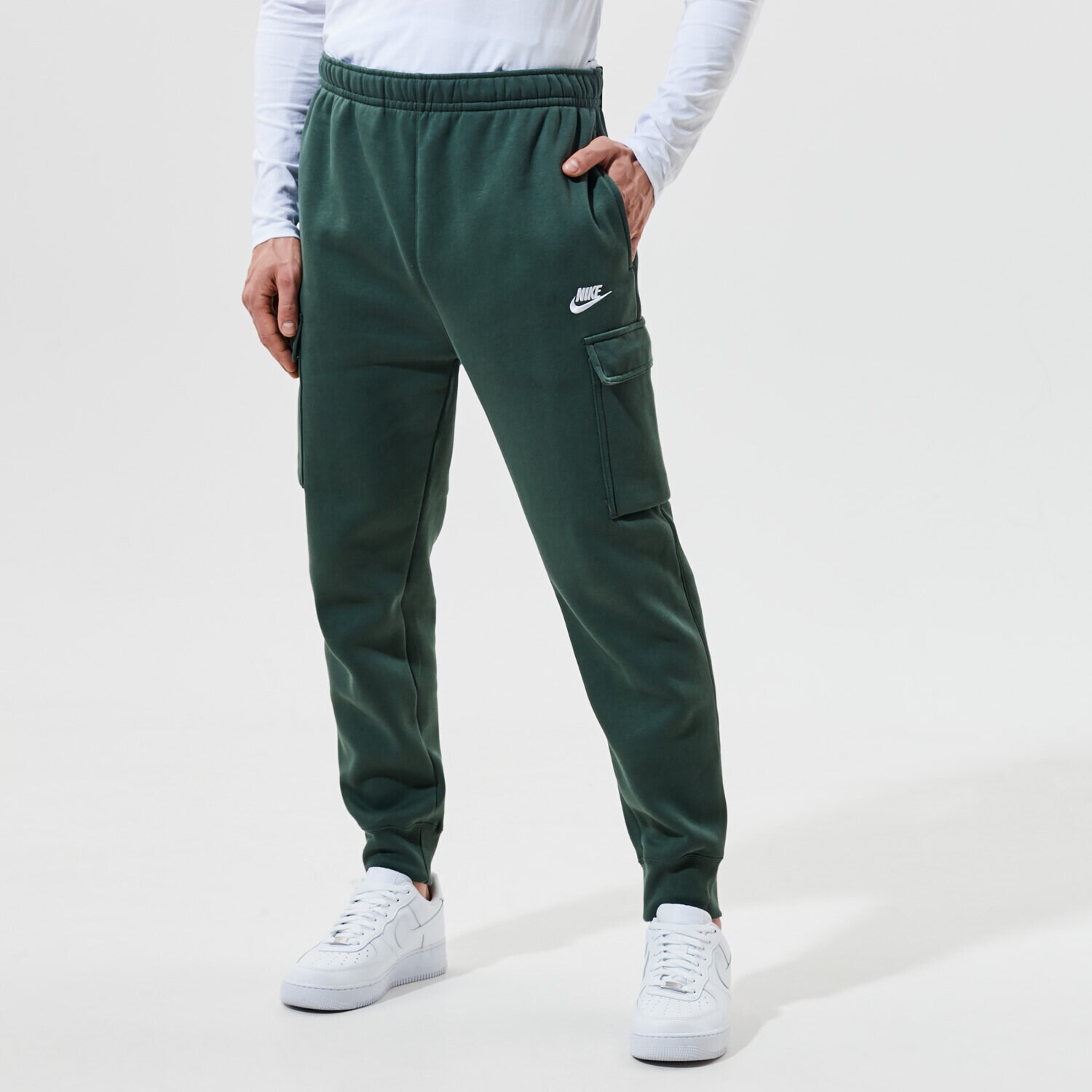 pánské kalhoty NIKE KALHOTY  M NSW CLUB PANT CARGO BB CD3129-370 KHAKI