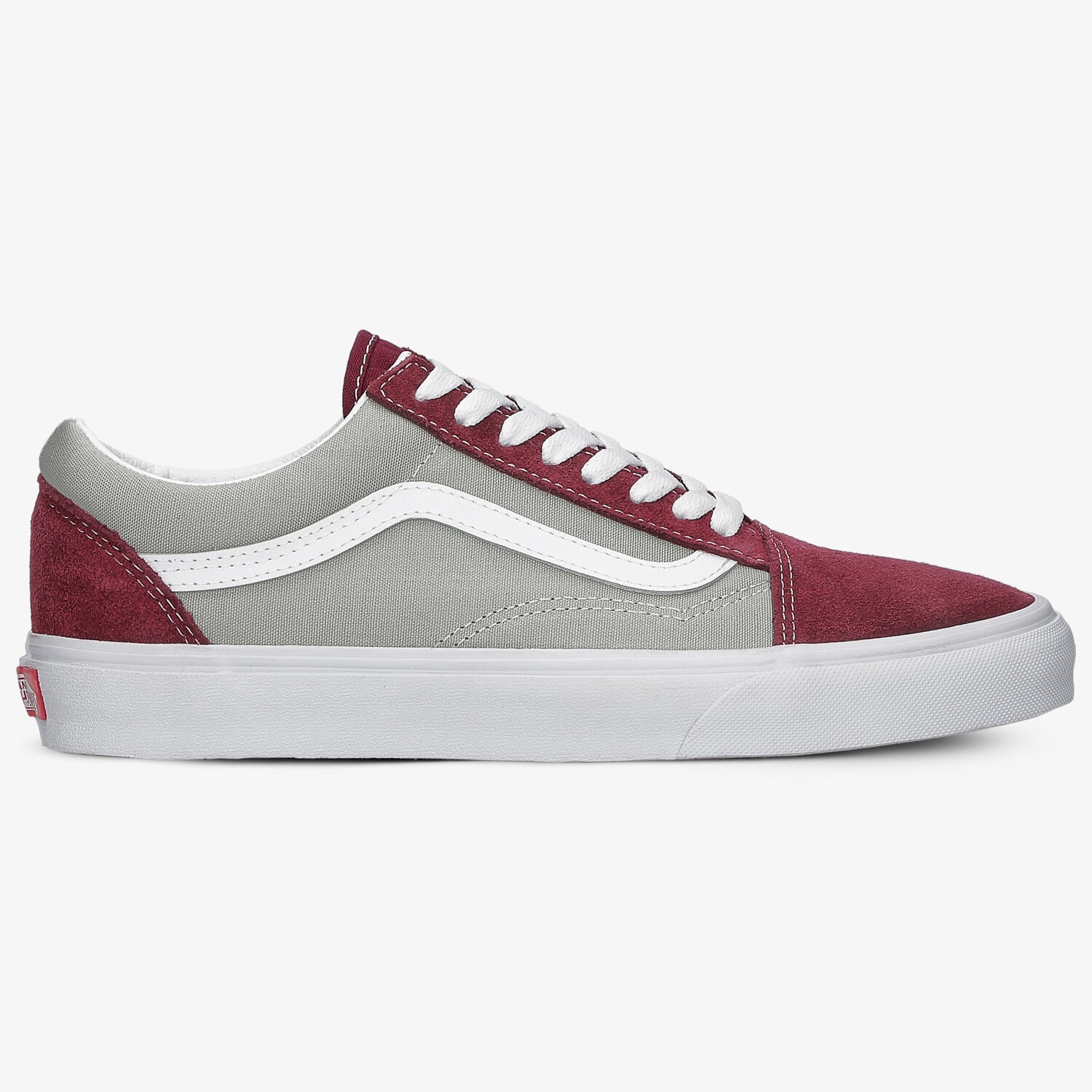 pánské skate boty (skateboardové) VANS UA OLD SKOOL VN0A3WKT4PR1 BORDOVÁ