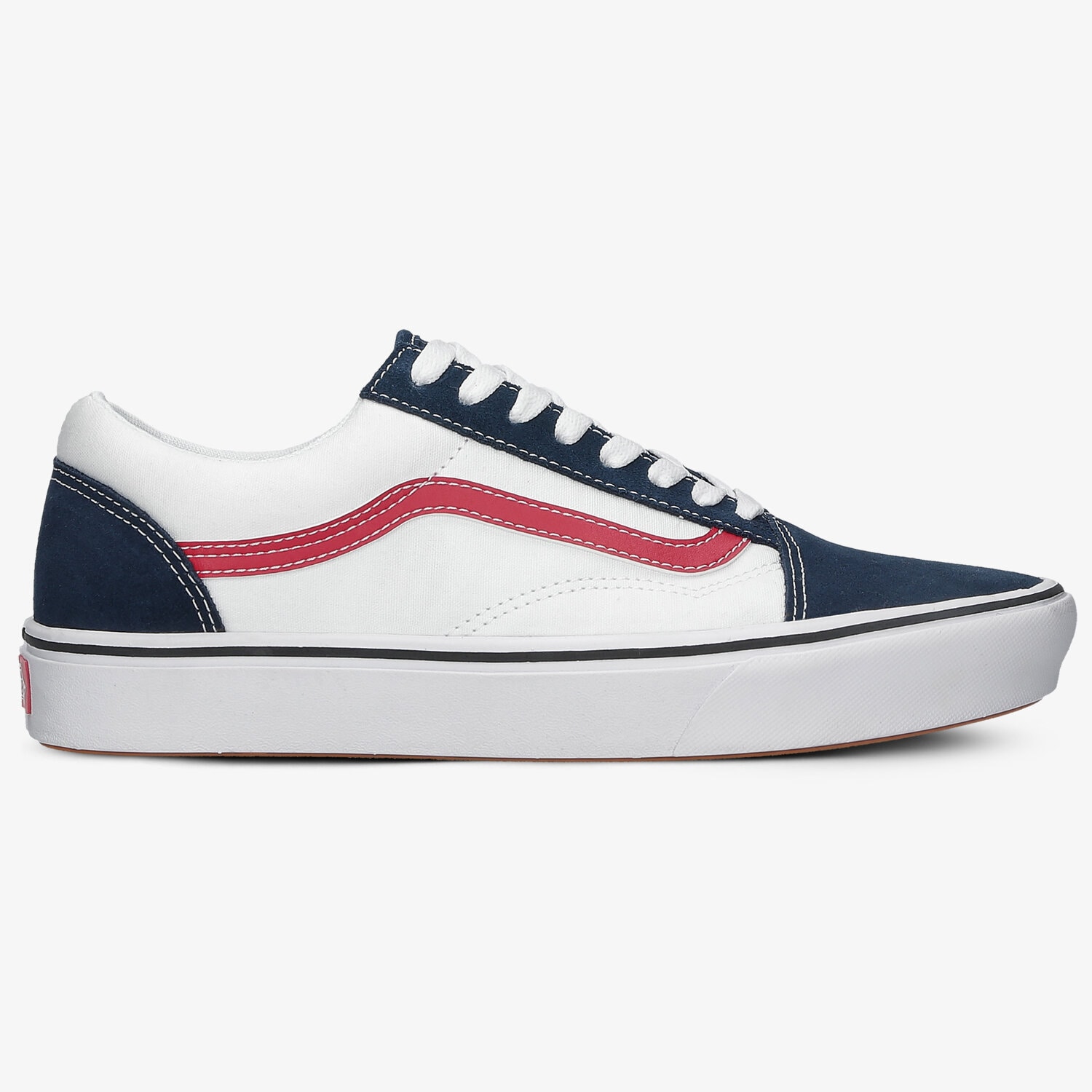 pánské skate boty (skateboardové) VANS UA COMFYCUSH OLD SKOOL VN0A3WMA49S1 TMAVOMODRÁ