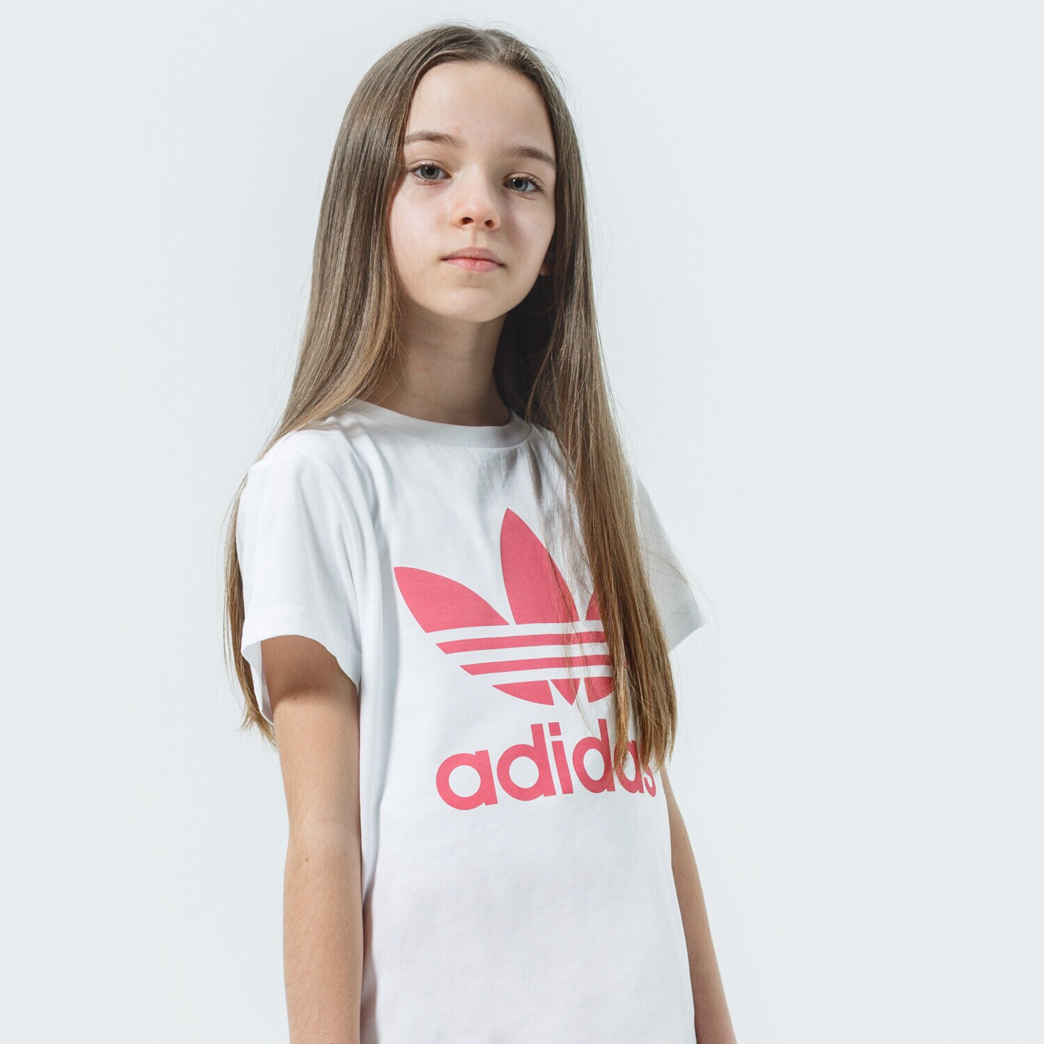 dětské tričko ADIDAS TRIČKO TREFOIL TEE WW GN8213 BÍLÁ