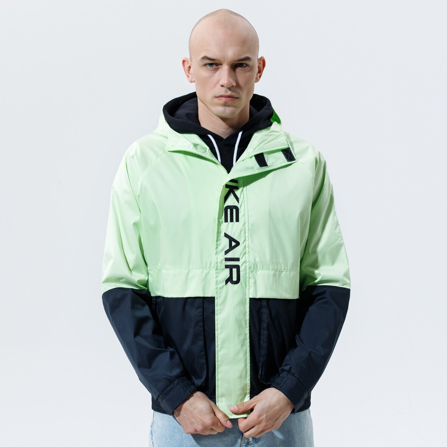 Přechodná bunda pánská (podzimní, jarní) NIKE BUNDA AIR DA0271-011 ZELENÁ