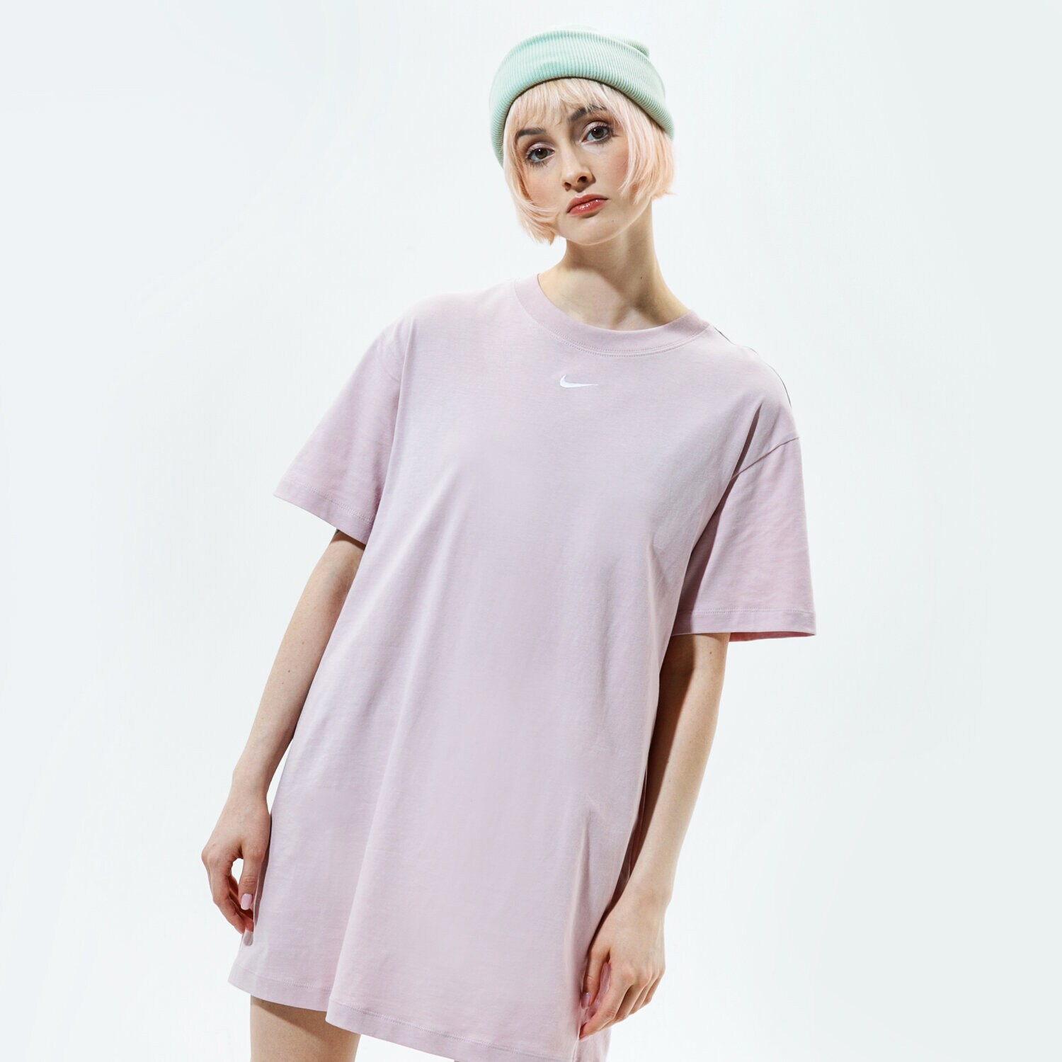 dámské šaty NIKE ŠATY SPORTSWEAR ESSENTIAL CJ2242-645 RŮŽOVÁ
